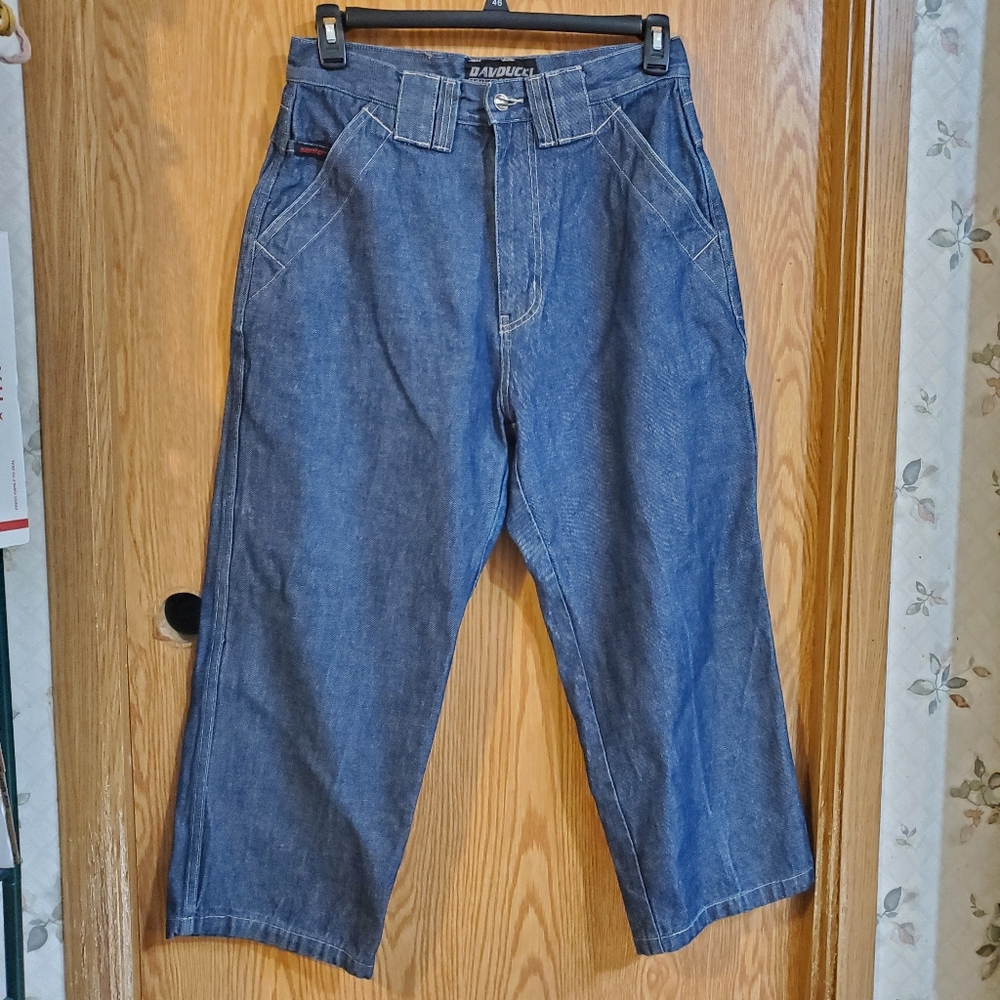 Vintage Davoucci wide leg jeans size 32 cotton